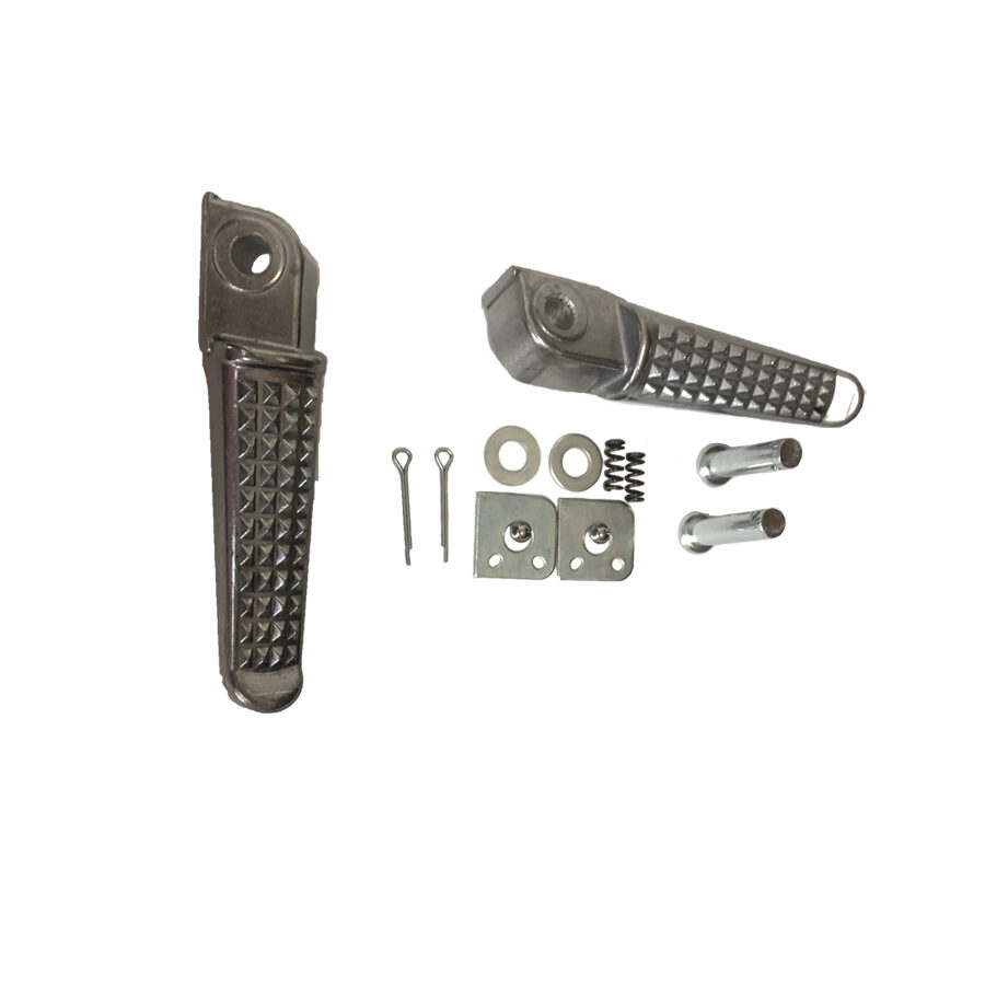 REAR FOOTREST ASSY SILVER