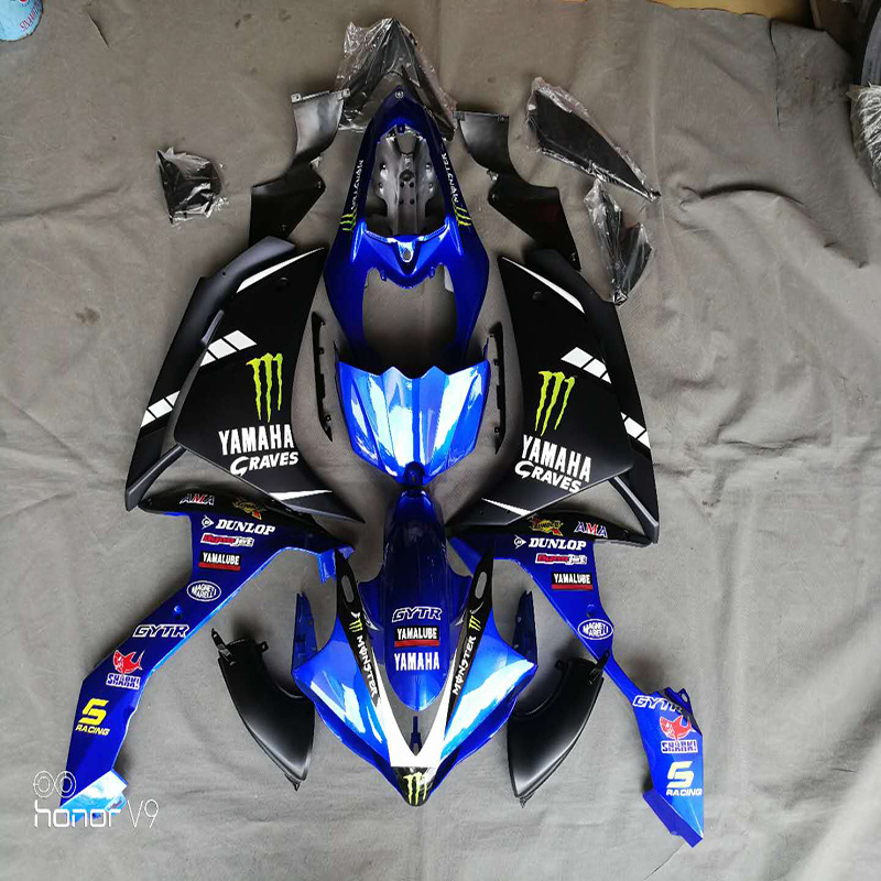 Abs Injection Bodywork Kit 2007 2008 r1 fairings blue