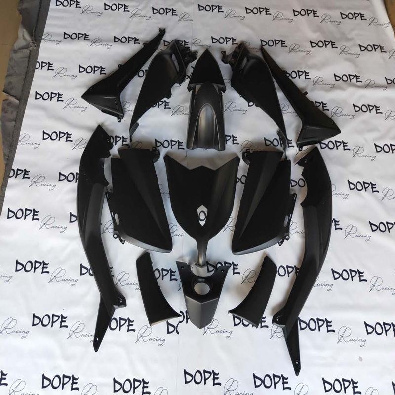 Motorcycle Dirt Bike Full Body Fairing Cover Set Plastic Kit  Matte black motorcycle race fairing for TMAX530 12-14
