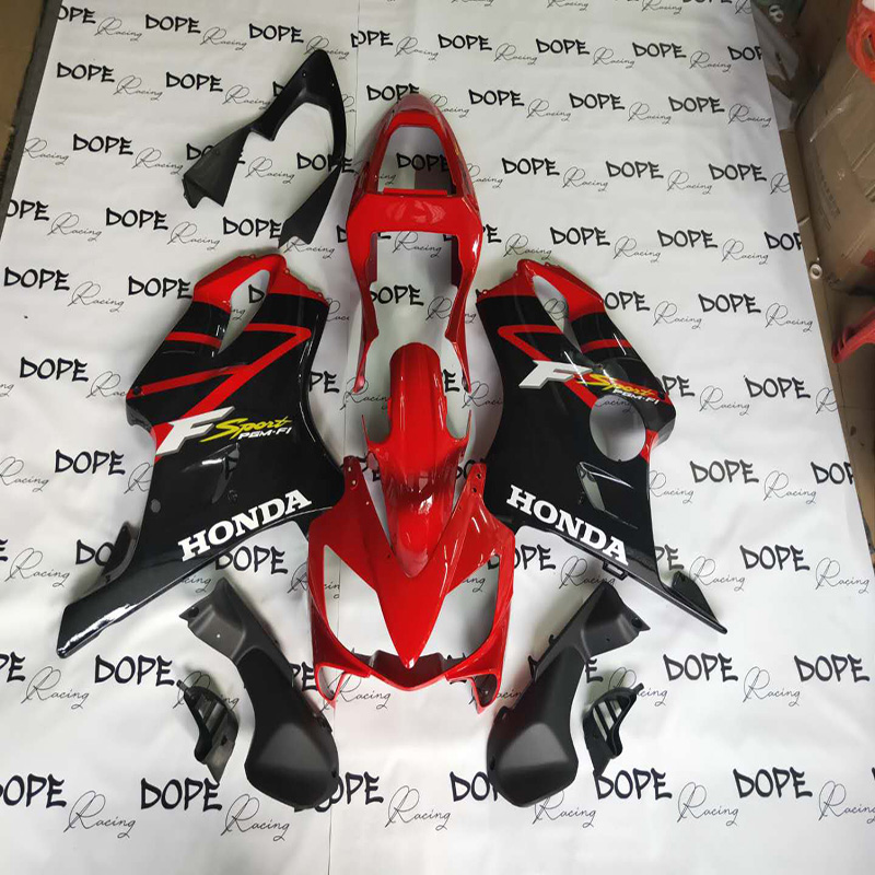 motorcycle fairing parts Body Kit  Red ABS cbr600 f4i fairing 2004-2007