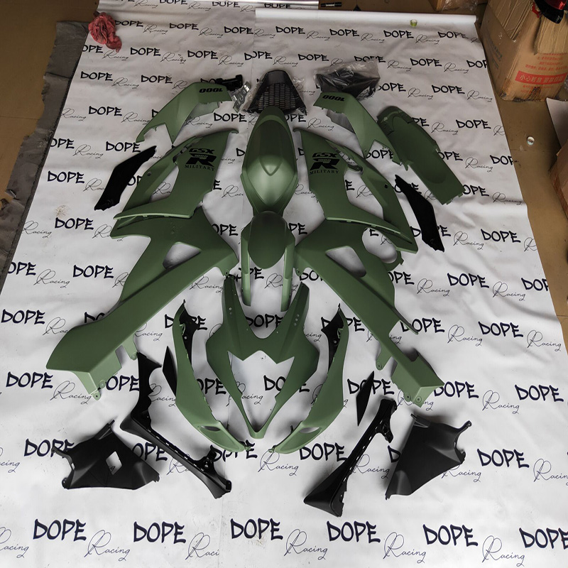 ABS mechanical injection molding green full motorcycle fairings fit for GSXR1000 05-06