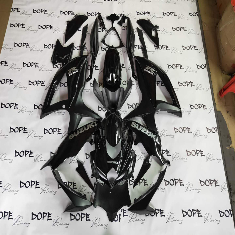 ABS Plastic Bodywork Fairing Pearl Black motorcycle fairing custom for GSXR600 2008-2010