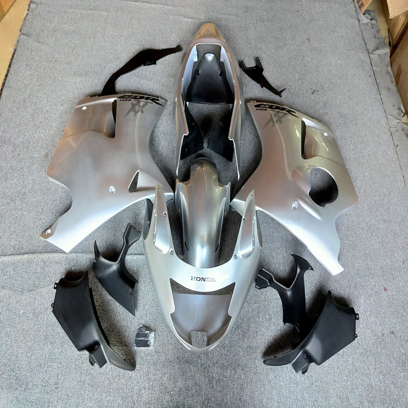 Motorcycle Body Parts Fairings Kit silver motorcycle plastic fairing for CBR1100XX-1