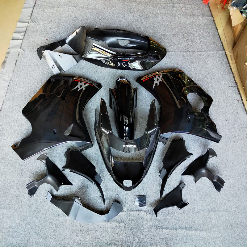 Bodywork Fairing Aftermarket Kit blackmotorcycle abs plastic fairing for CBR1100XX-2