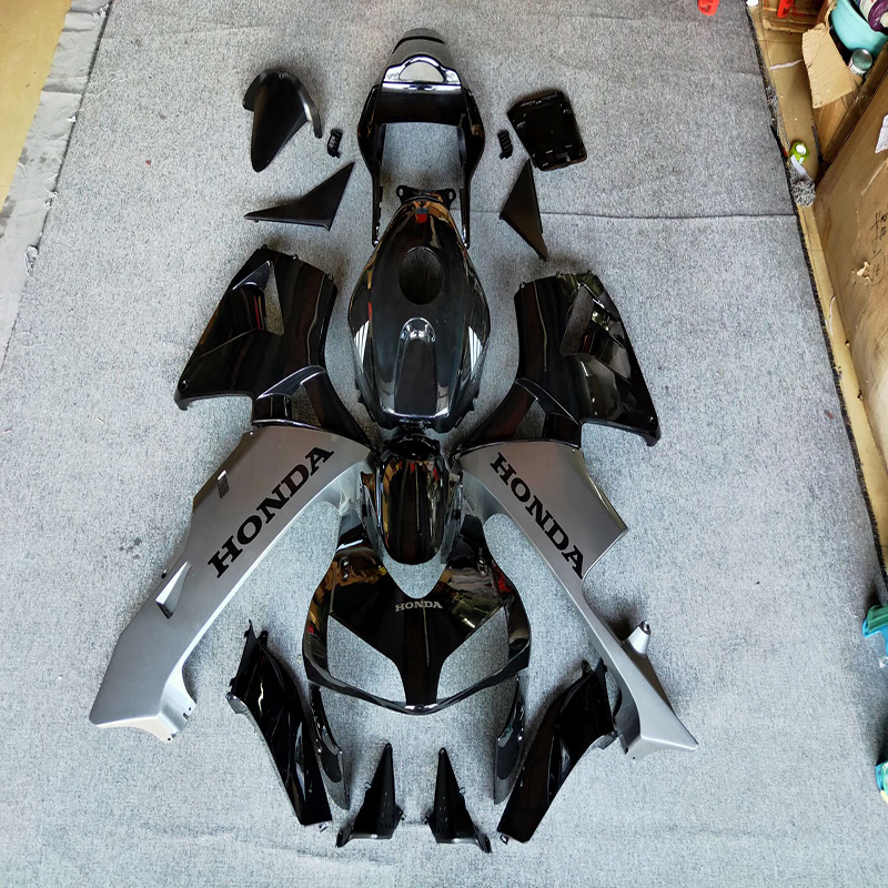 wholesale motorcycle accessories white black faring motorcycle body cover set plastic