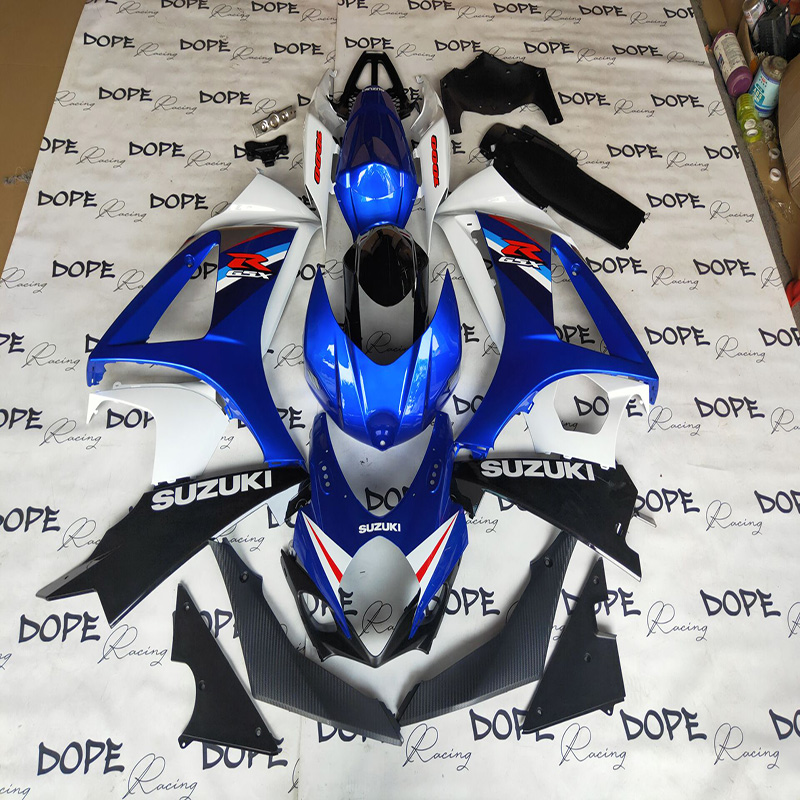 Fairing Body Kit blue white china race fairing for GSXR1000 2007-2008