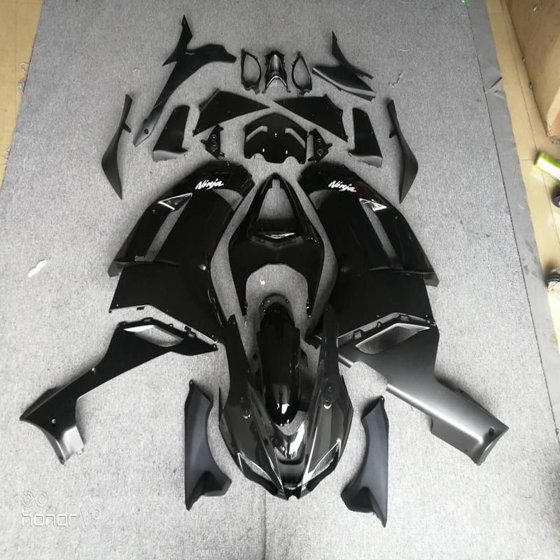 motorcycle injection fairing motorcycle plastic fairing complete body kit for 2008 zx6 fairings
