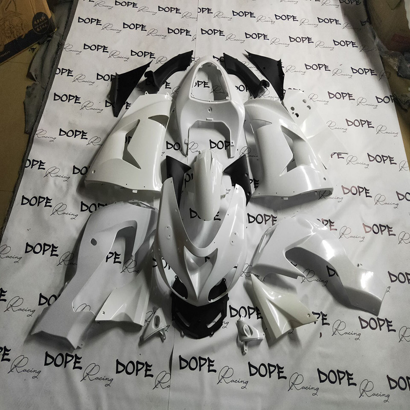 Motorcycle part Full Fairings  ABS white zx10r fairing